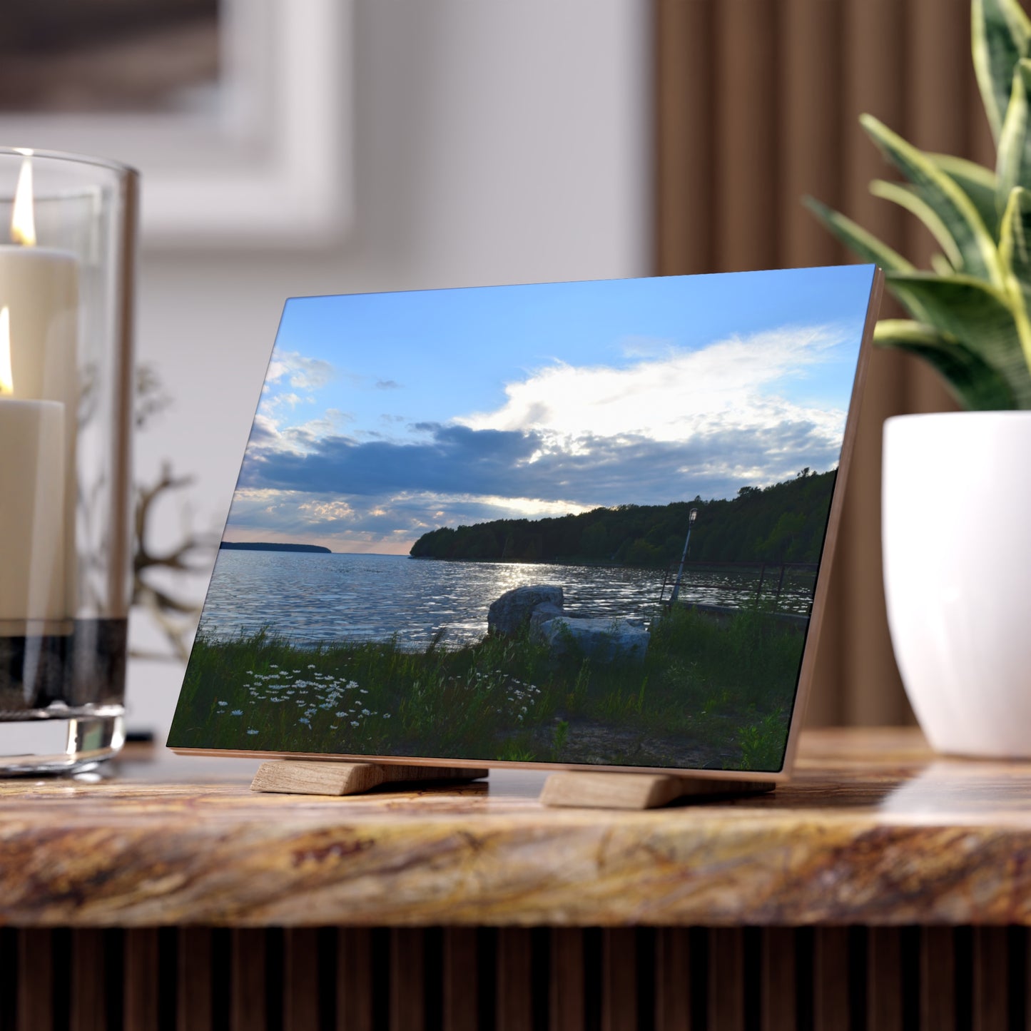 Ceramic Photo Tile - Garden