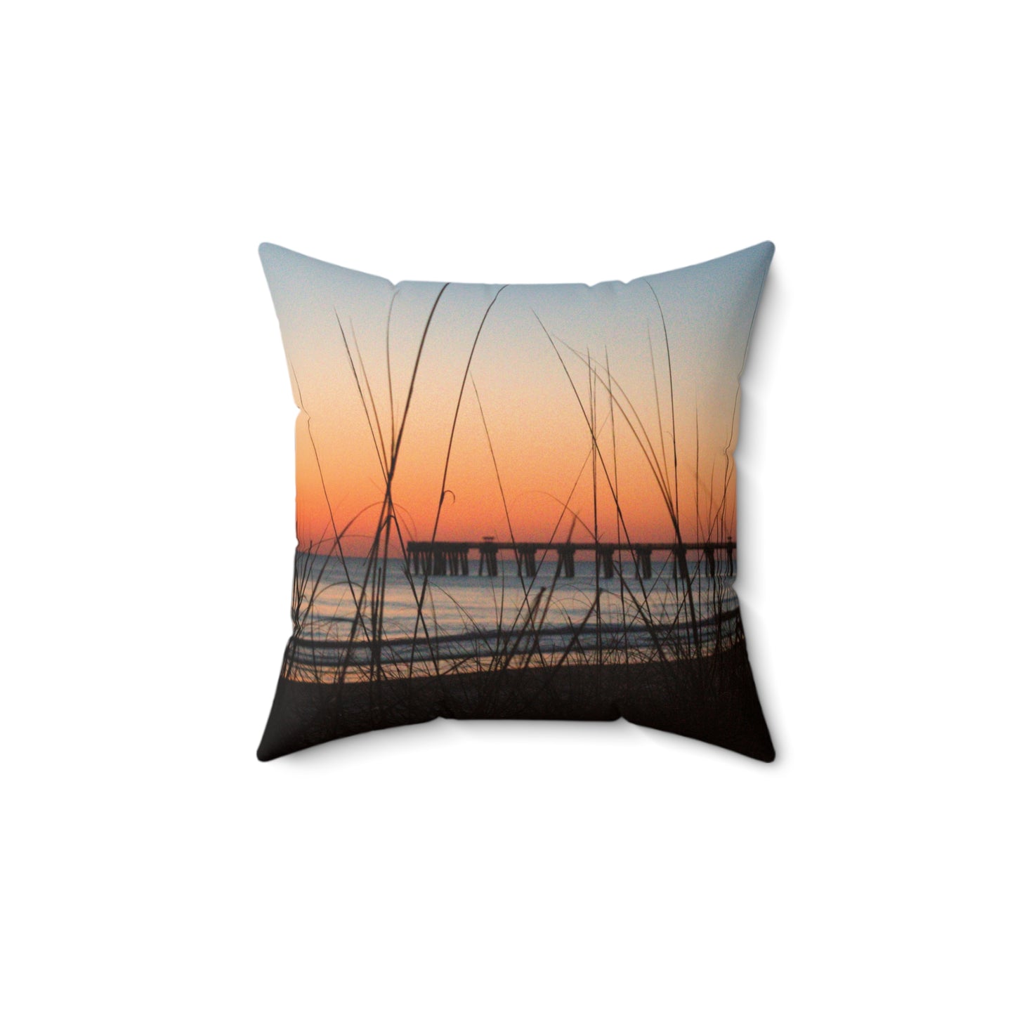 Spun Polyester Square Pillow - Morning Restart