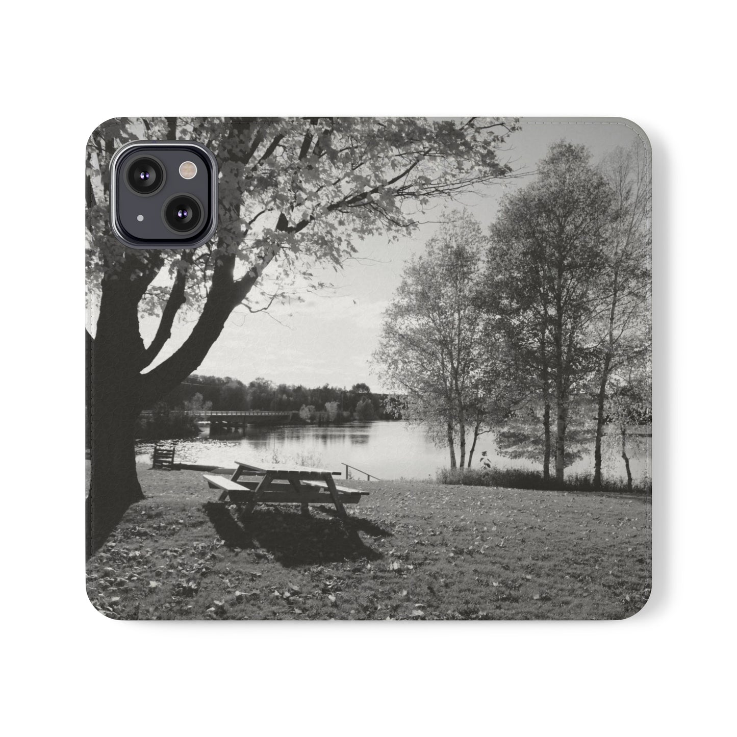 Flip Cases - Picnic By The River - iPhone 13, iPhone 13 Mini, iPhone 13 Pro Max, Samsung Galaxy S22