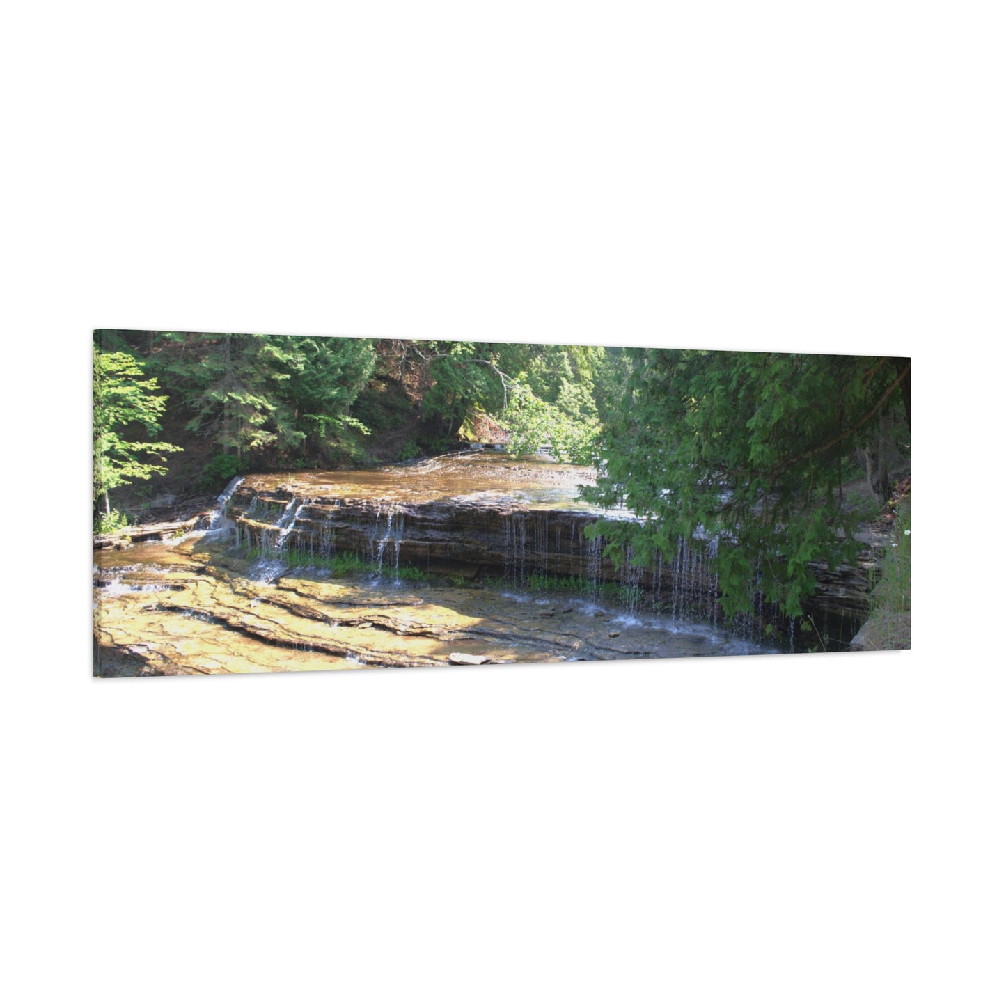 Water Falls 60" X 20" Matte Canvas, Stretched, 1.25"