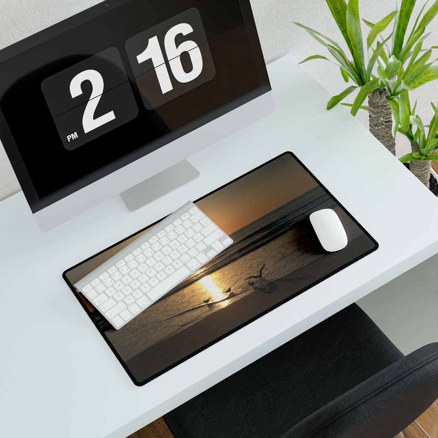 Desk Mat - Sunrise Splish Splash