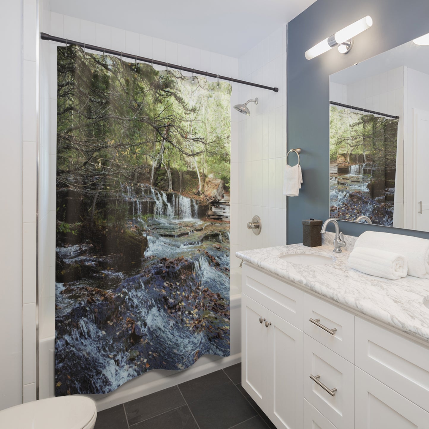 Shower Curtain Water Fall