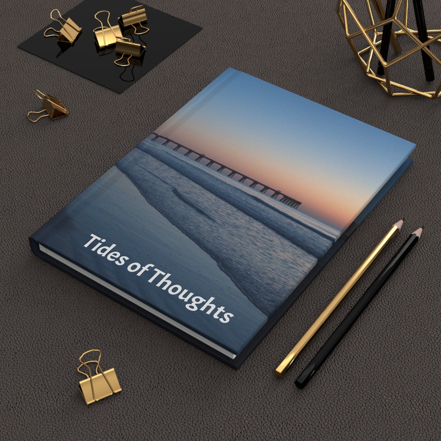Hardcover Journal Matte - Tides of Thoughts