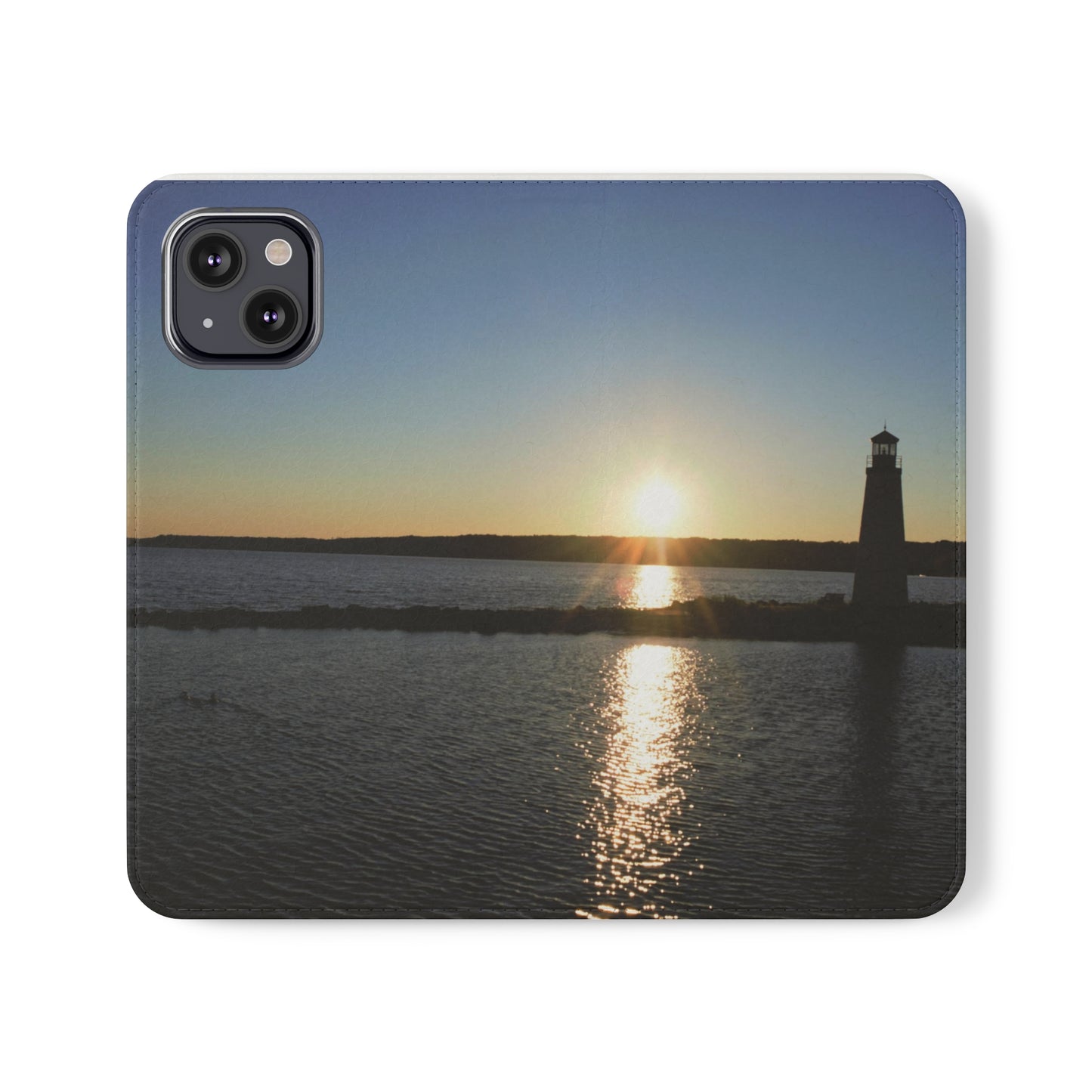 Flip Cases - Sunset Happy Rock - iPhone 13, iPhone 13 Mini, iPhone 13 Pro Max, Samsung Galaxy S22