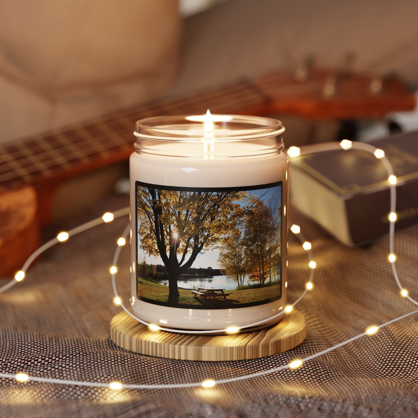 Scented Soy Candle, Fall Colors by the River