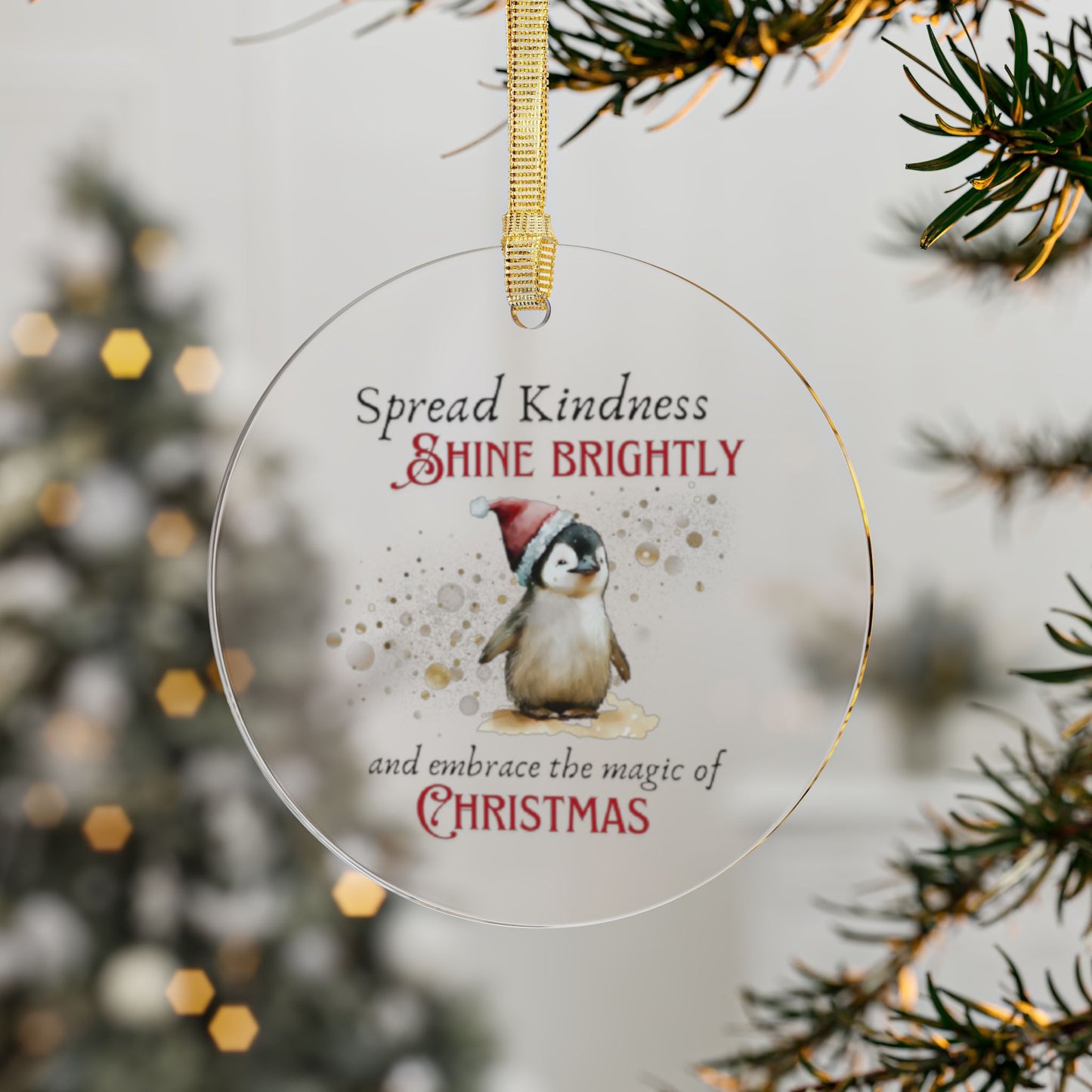 Acrylic Ornaments - Magic of Christmas Baby Penguin