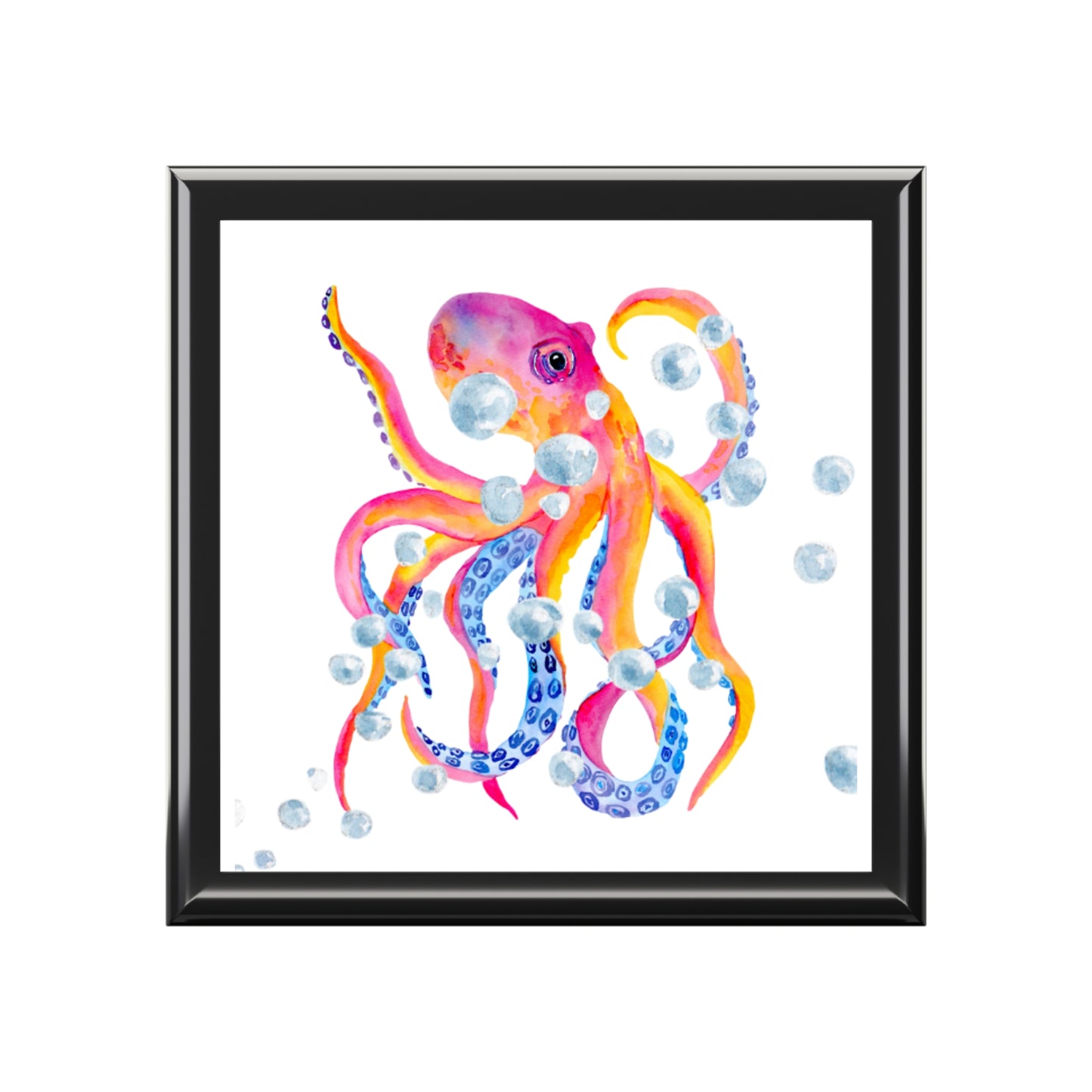 Jewelry Box – White Ceramic Octopus