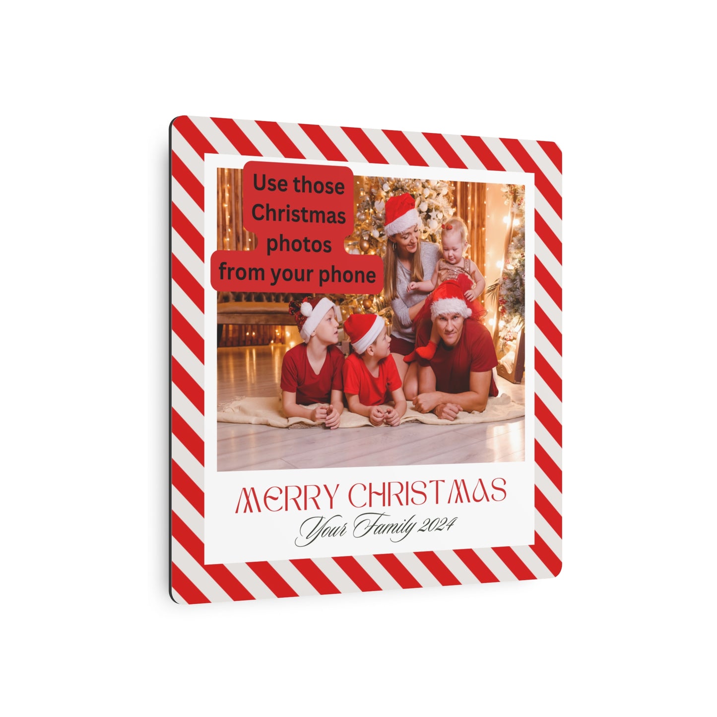 Metal Art Sign - Customize to your family memory of 2023 Christmas