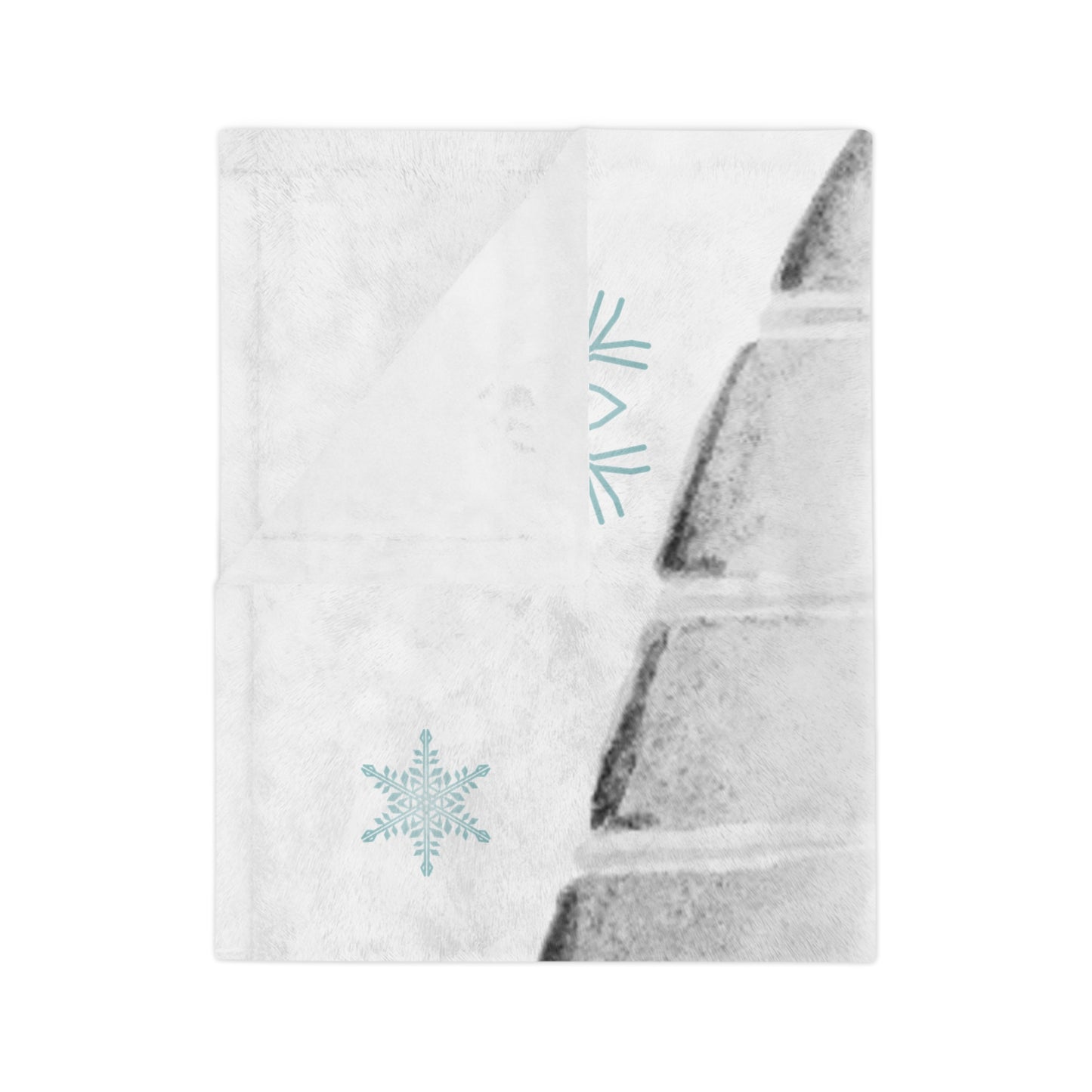 Velveteen Minky Blanket - Gnome for the Holidays