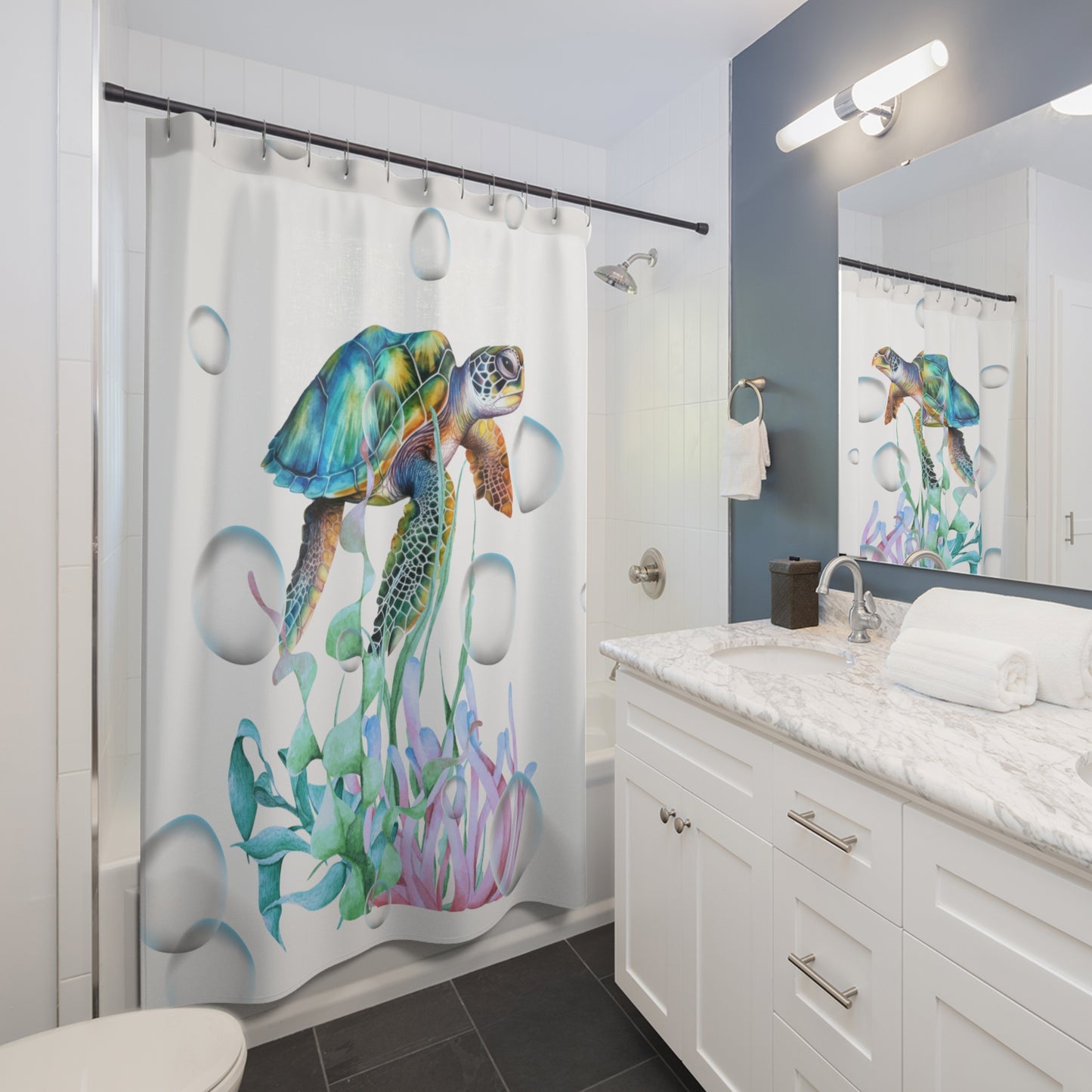 Shower Curtain - Sea Turtle