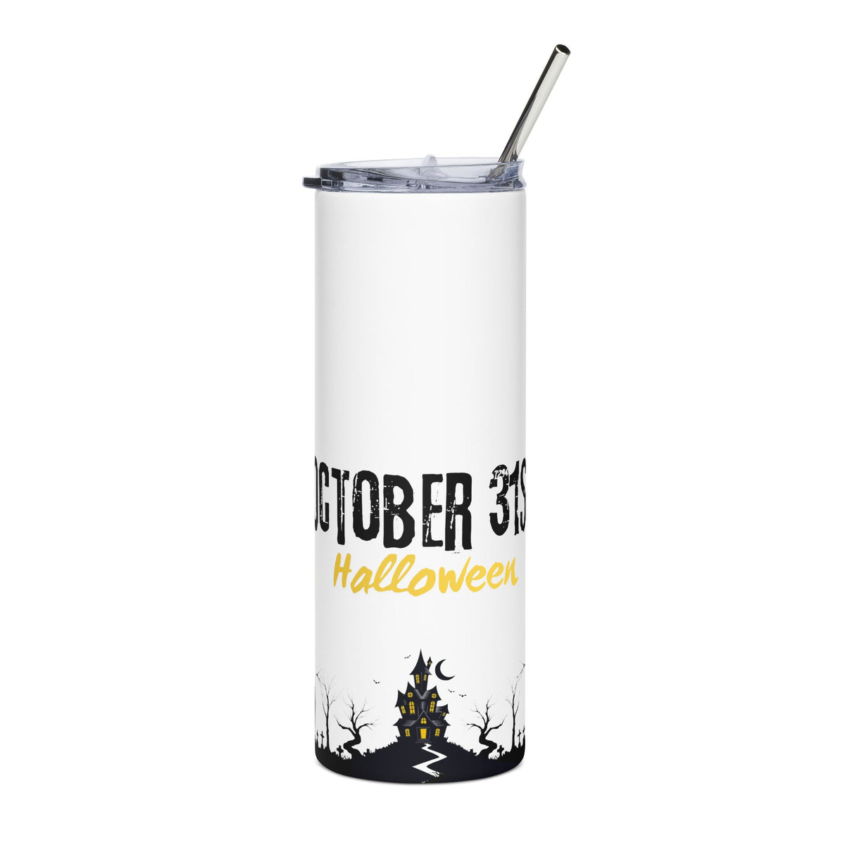 Stainless Steel 20 oz tumbler - Haunted Sunset