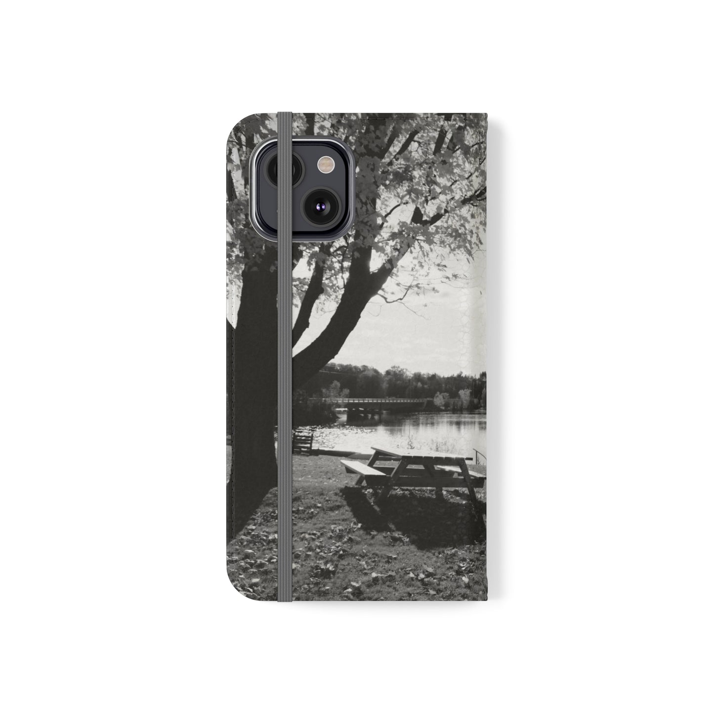 Flip Cases - Picnic By The River - iPhone 13, iPhone 13 Mini, iPhone 13 Pro Max, Samsung Galaxy S22
