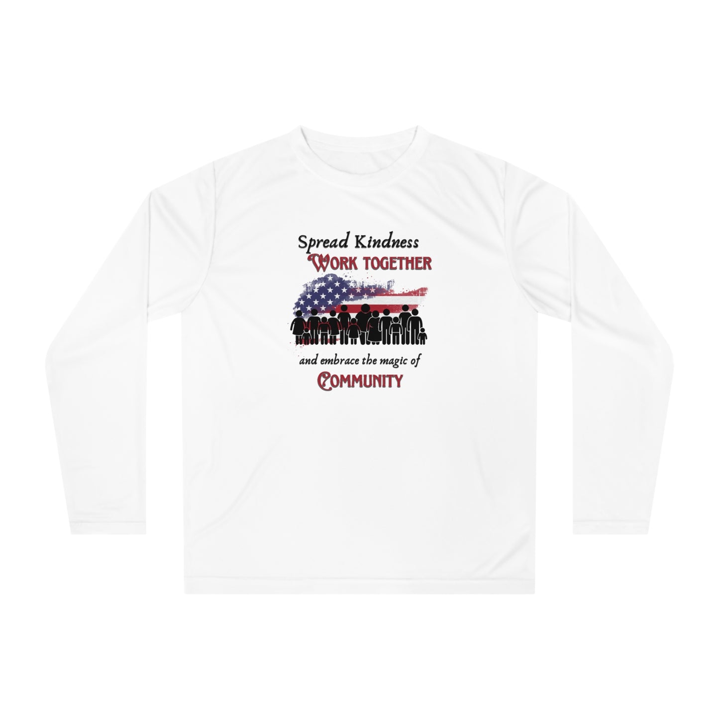 Unisex Performance Long Sleeve Shirt - Magic of Community