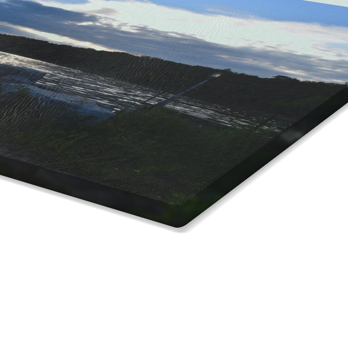 Glass Cutting Board - Garden Dream