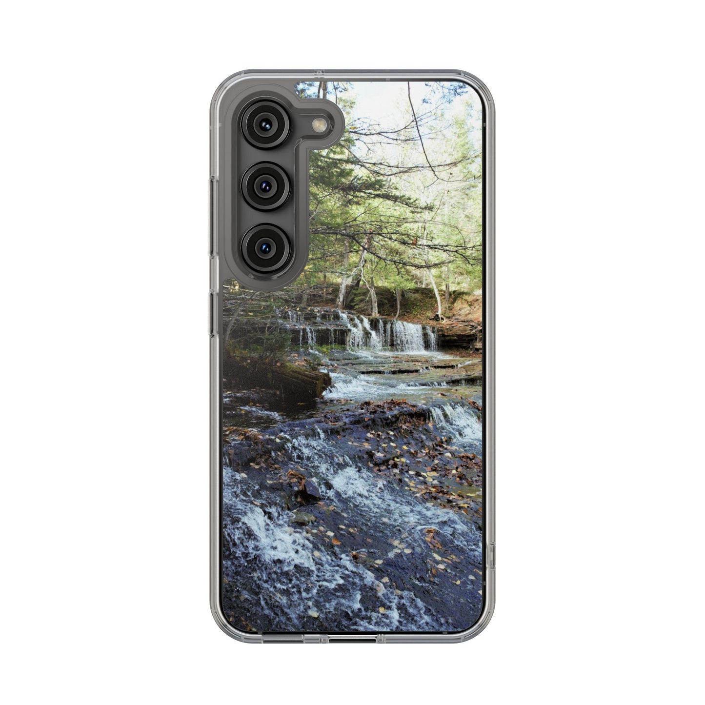 Clear Cases - Samsung Galaxy Series, Plus and Untra, S24, S23, S22, S21 - Waterfall