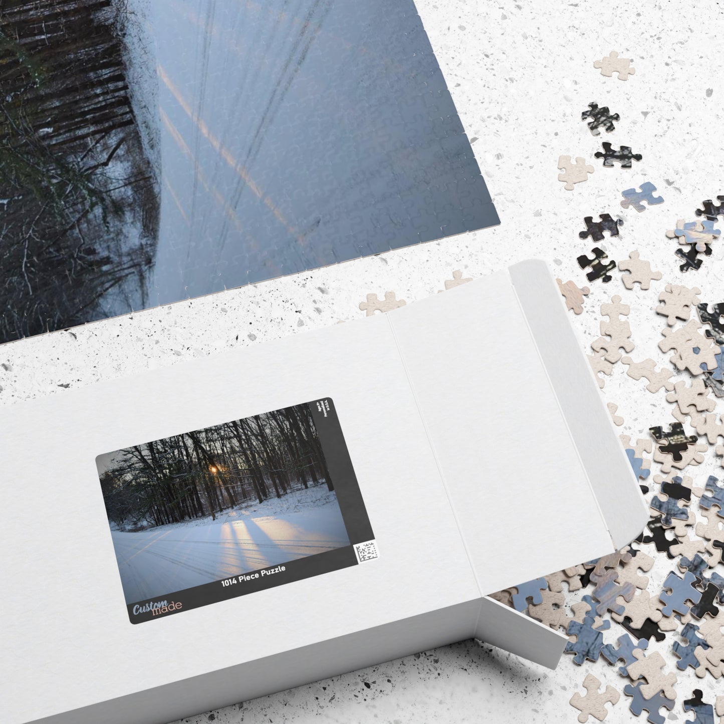 Puzzle (110, 252, 500, 1014-piece) Spectacular Winter Sun Beams