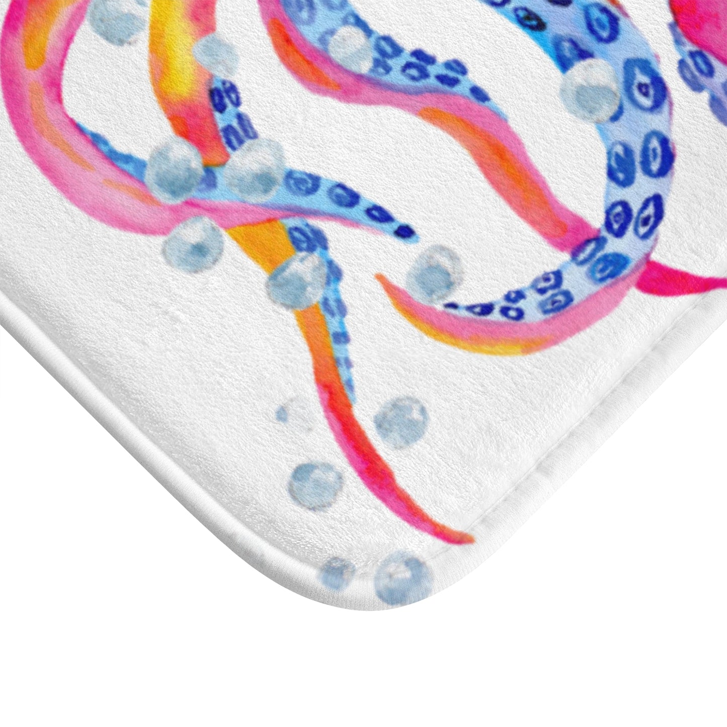 Bath Mat - Octopus and Bubbles