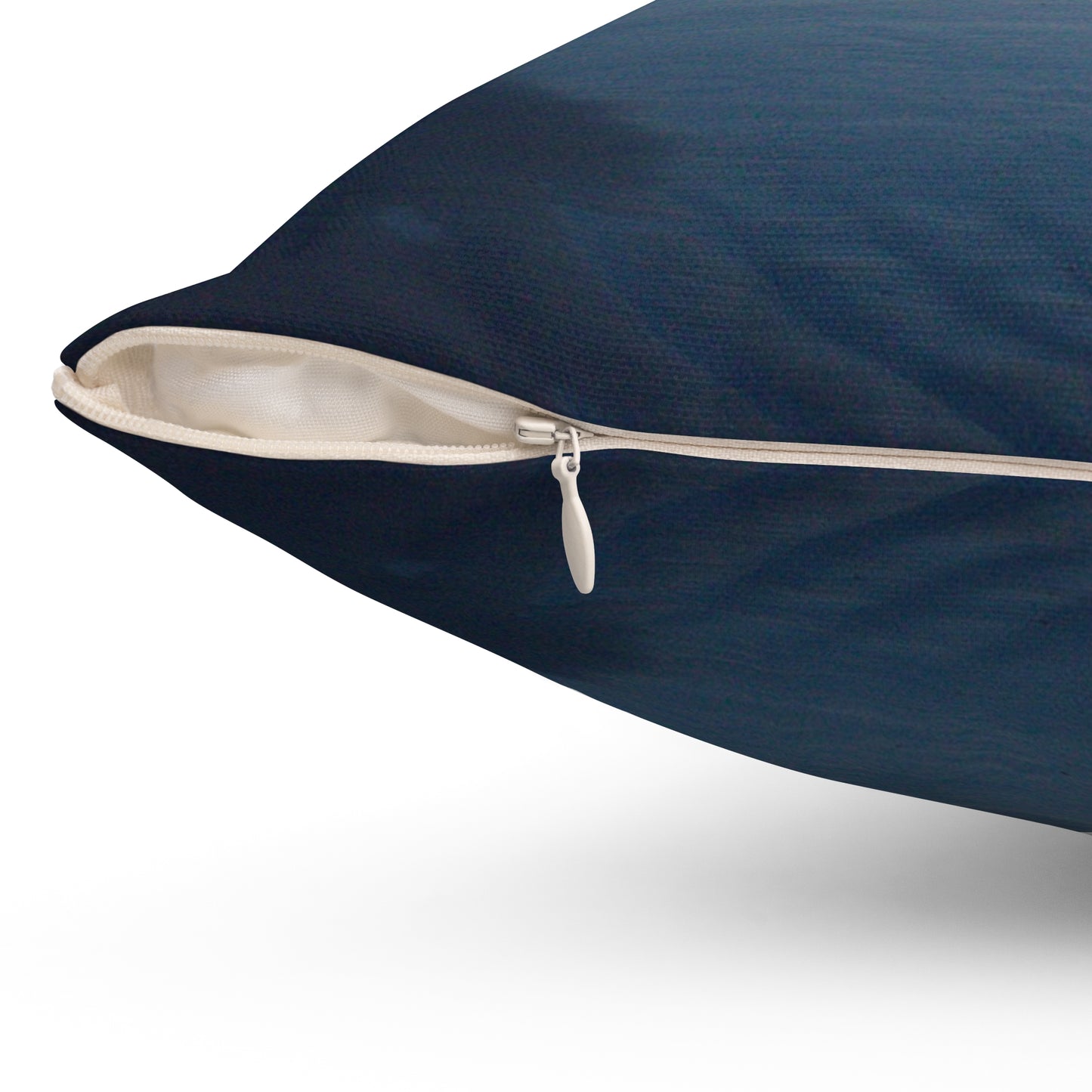 Spun Polyester Square Pillow -Blue hour at the pier
