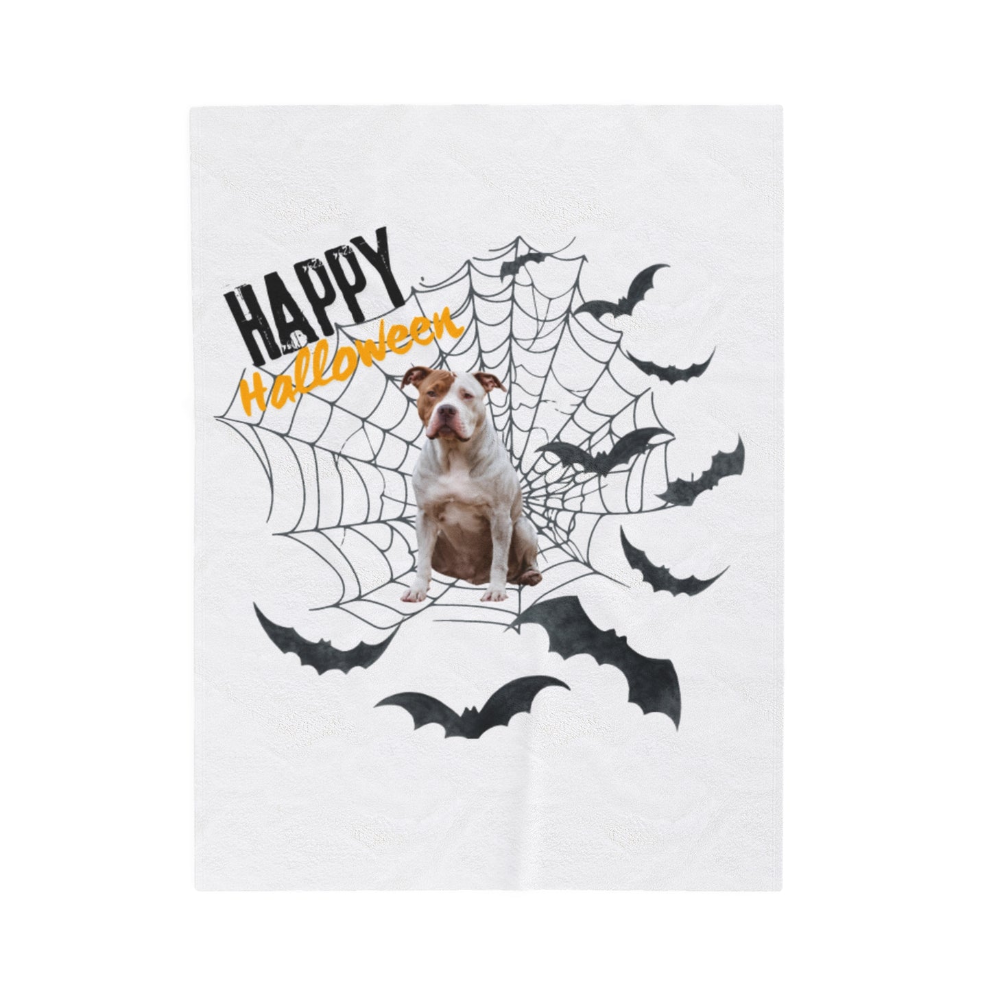 Velveteen Plush Blanket - Pit Halloween