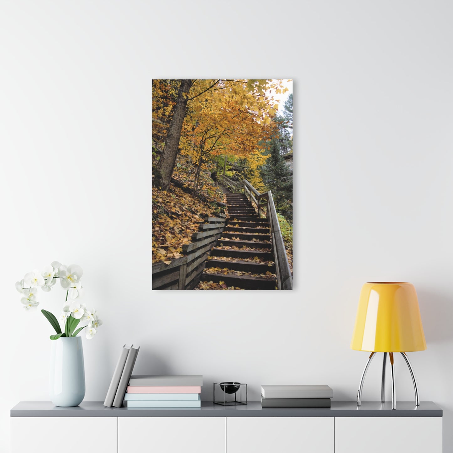 Acrylic Prints (French Cleat) Stairway to Heaven, Home Decor, Wall Decor, Wall Art, Gift for Her, Nature Lover, Fall Season