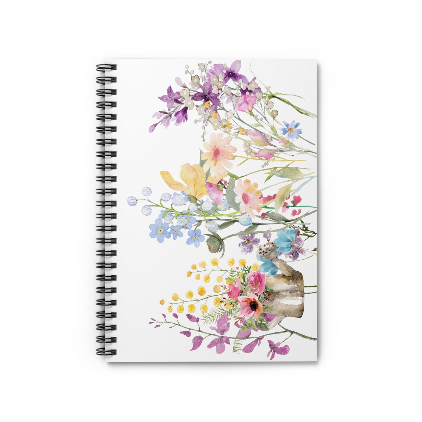Spiral Notebook - Ruled Line Garden Notes