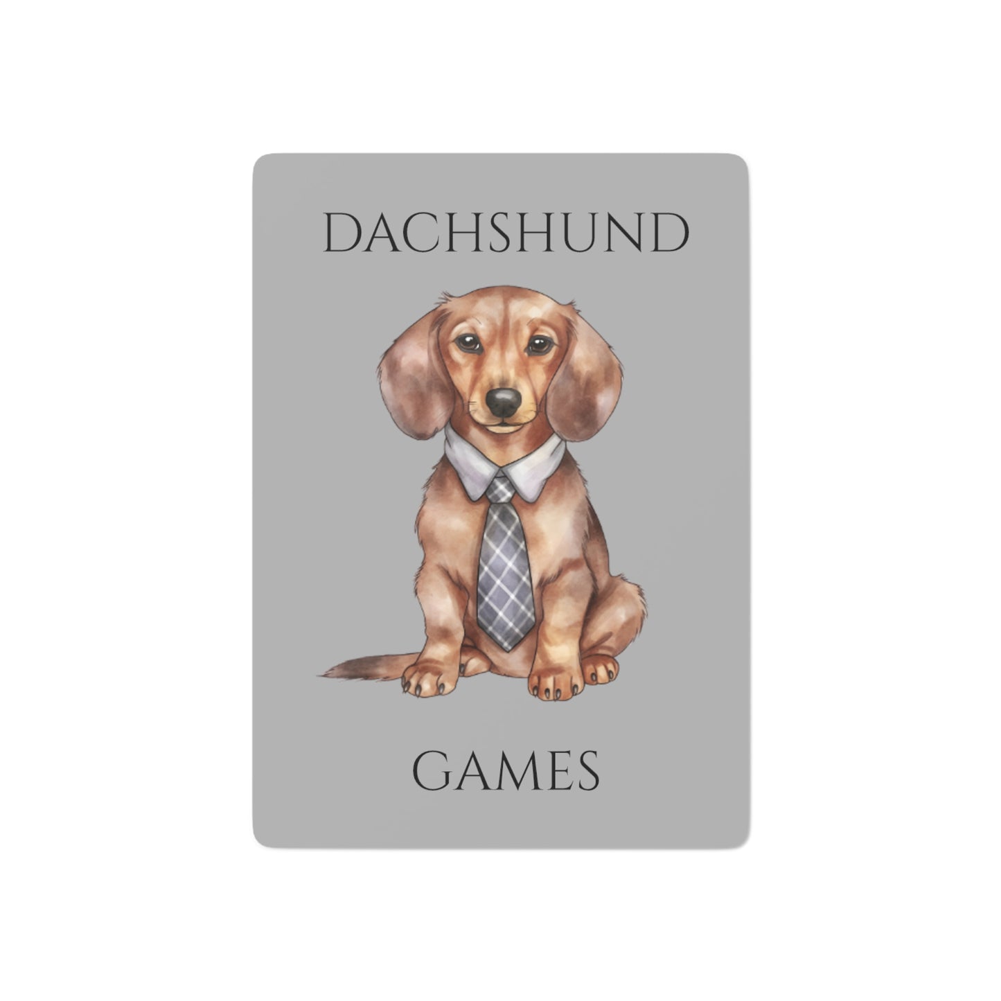 Poker Cards Dachshund Games Mr.