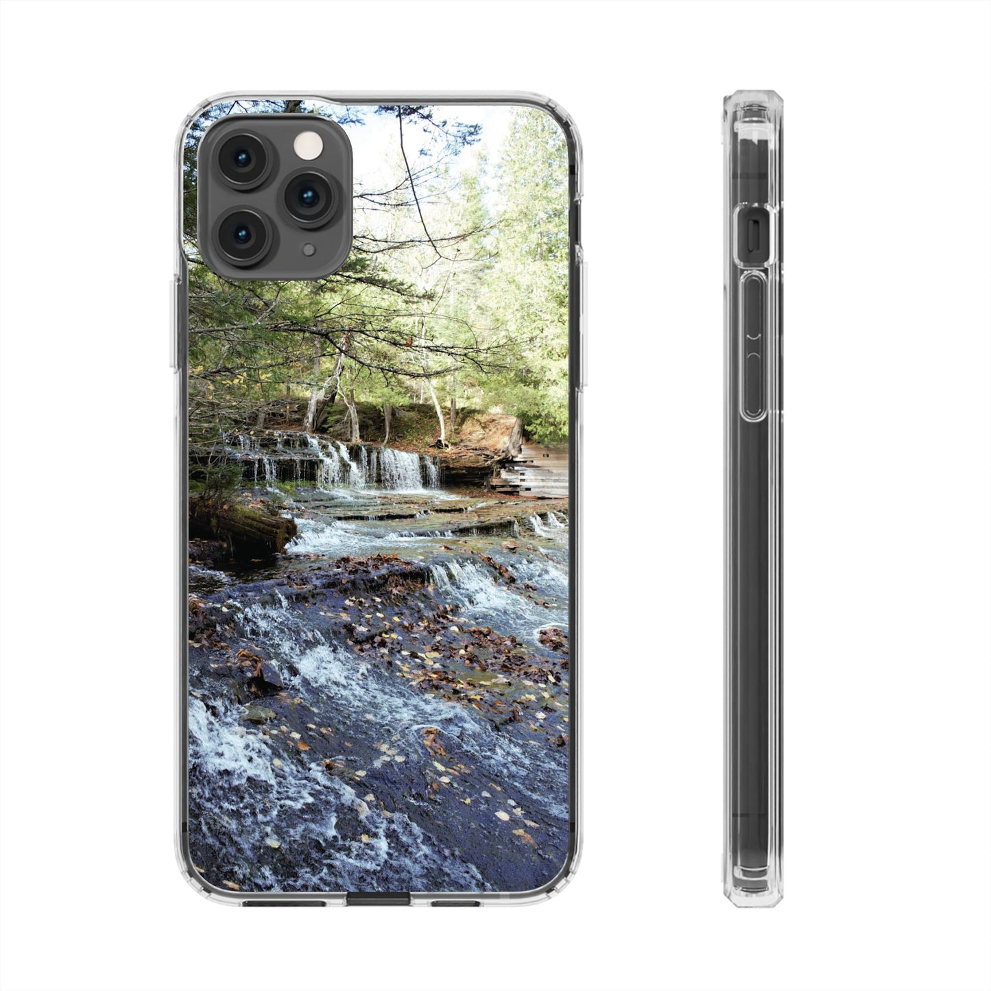 Clear Cases - Waterfall - iPhone 16 series, iPhone 15 series, iPhone 14 series, iPhone 13 series, IPhone 12 series