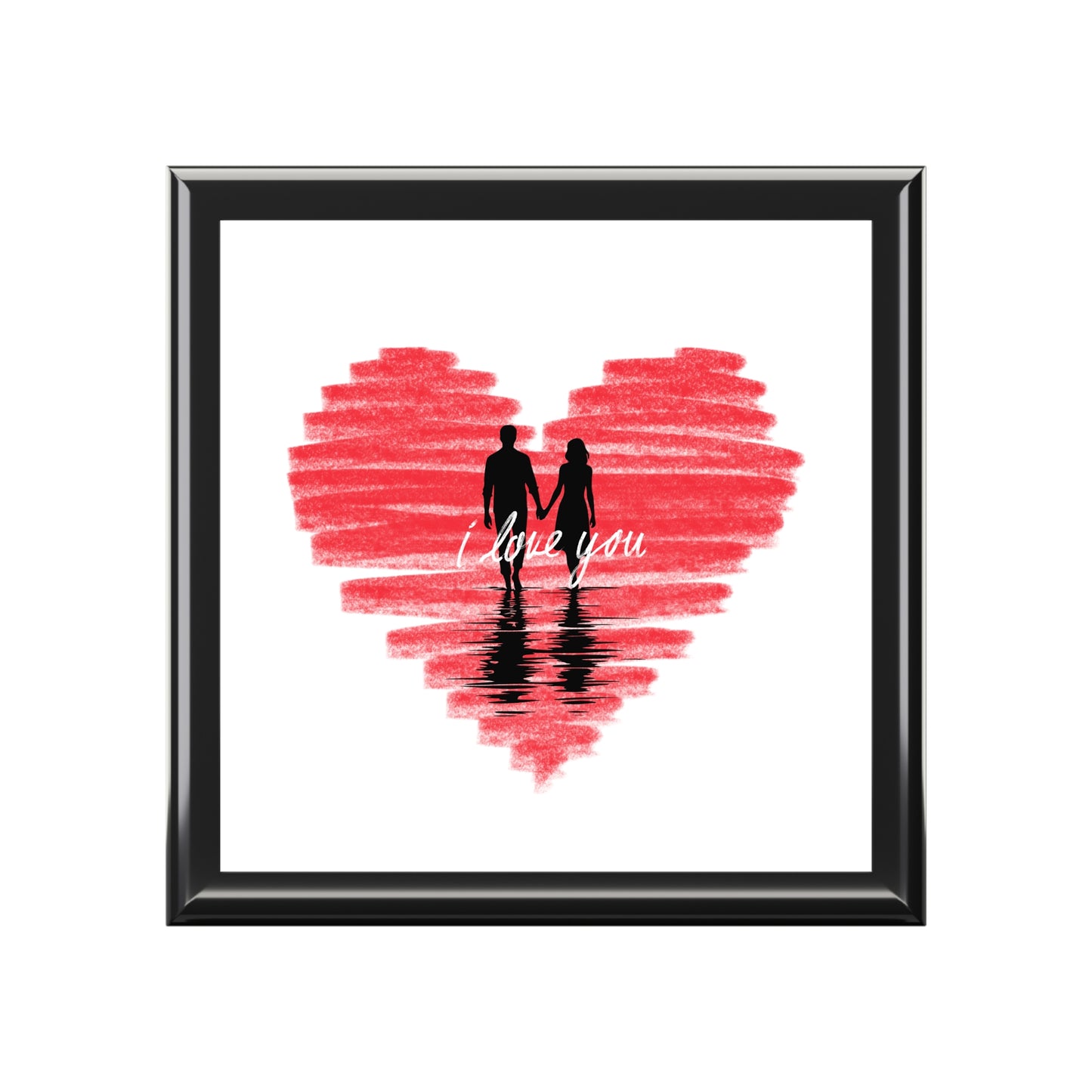 i love you Jewelry Box – White Ceramic