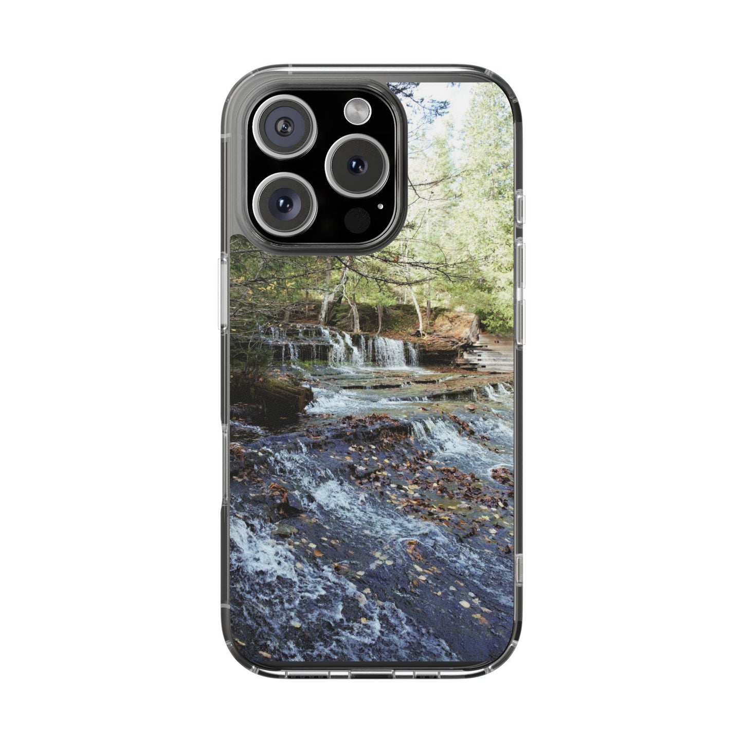Clear Cases - Waterfall - iPhone 16 series, iPhone 15 series, iPhone 14 series, iPhone 13 series, IPhone 12 series