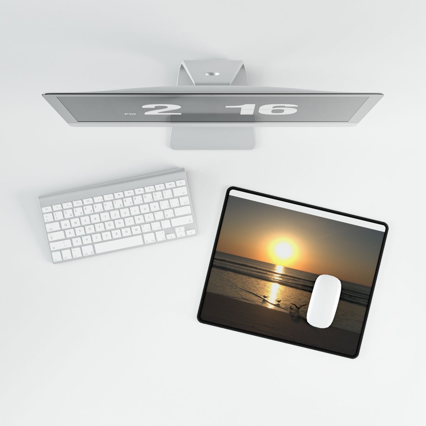 Desk Mat - Sunrise Splish Splash
