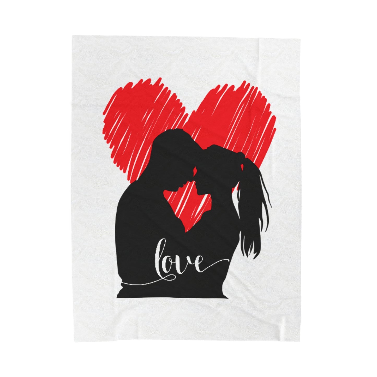 Velveteen Plush Blanket - Unconditional Love