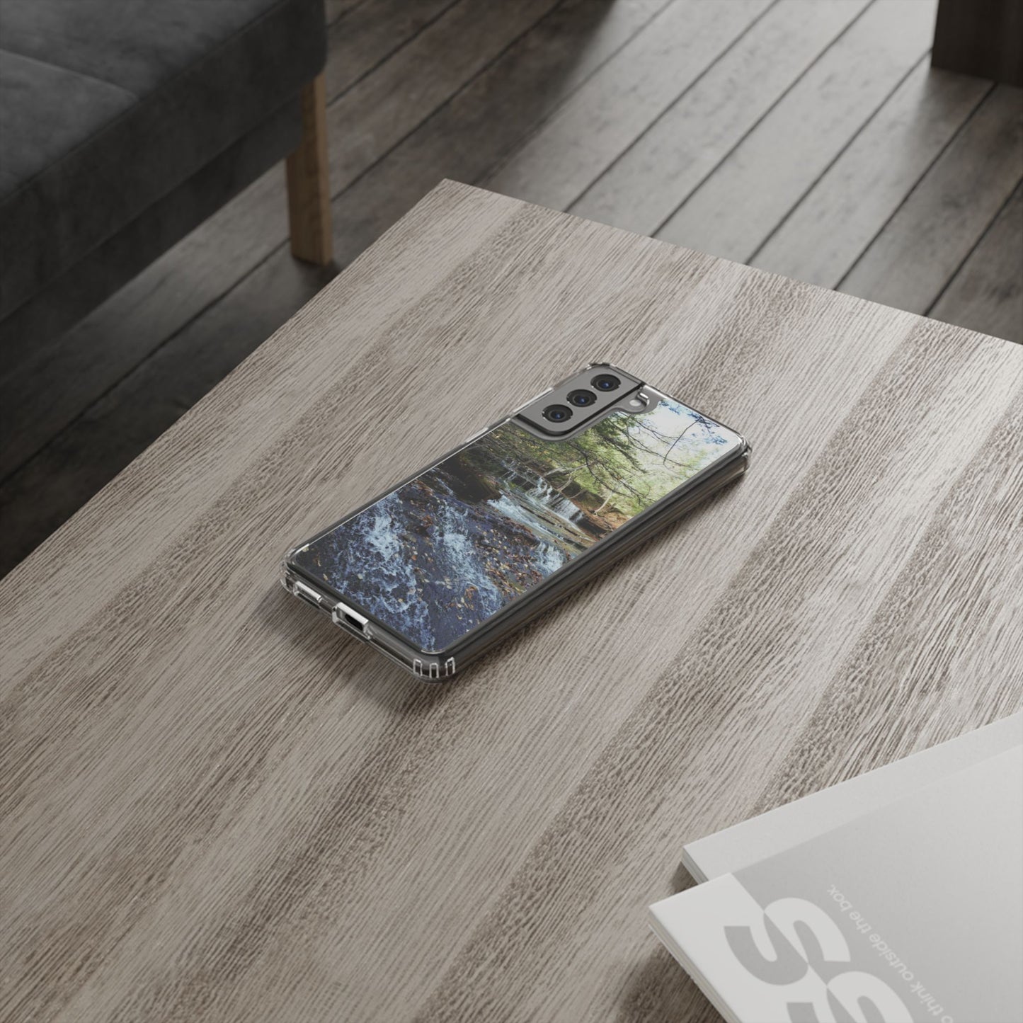 Clear Cases - Samsung Galaxy Series, Plus and Untra, S24, S23, S22, S21 - Waterfall