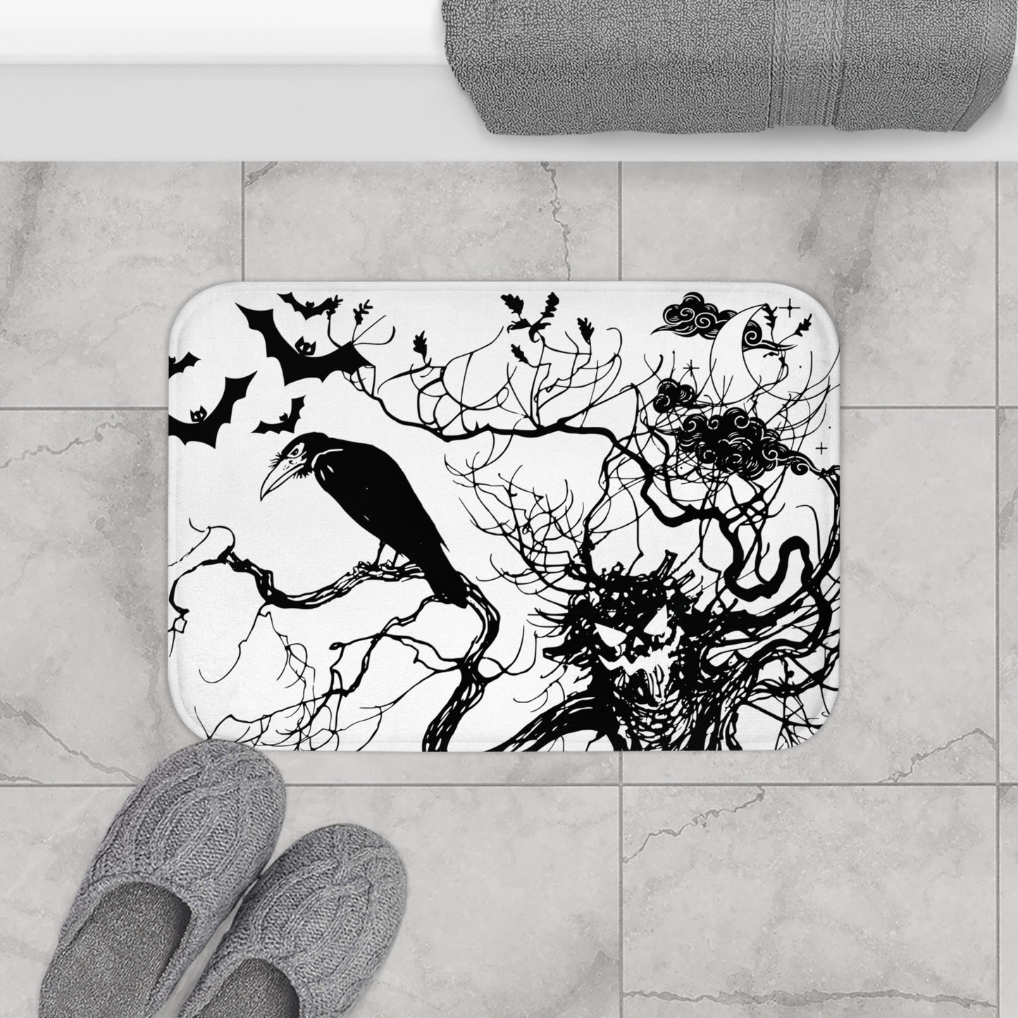 Bath Mat - Spook Raven