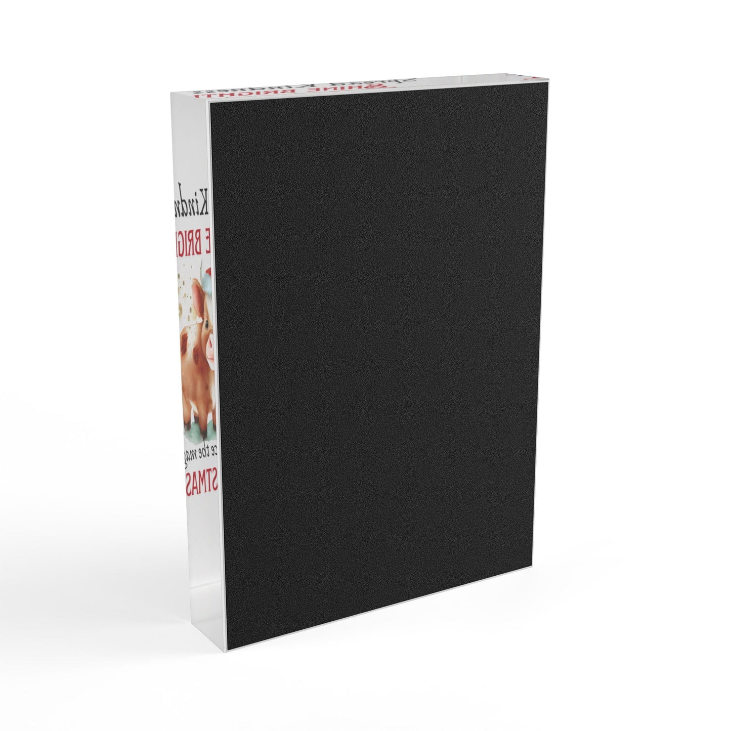 Photo Block - Magic of Christmas Baby Cow