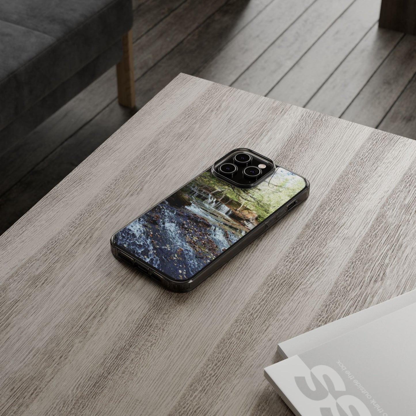 Clear Cases - Waterfall - iPhone 16 series, iPhone 15 series, iPhone 14 series, iPhone 13 series, IPhone 12 series
