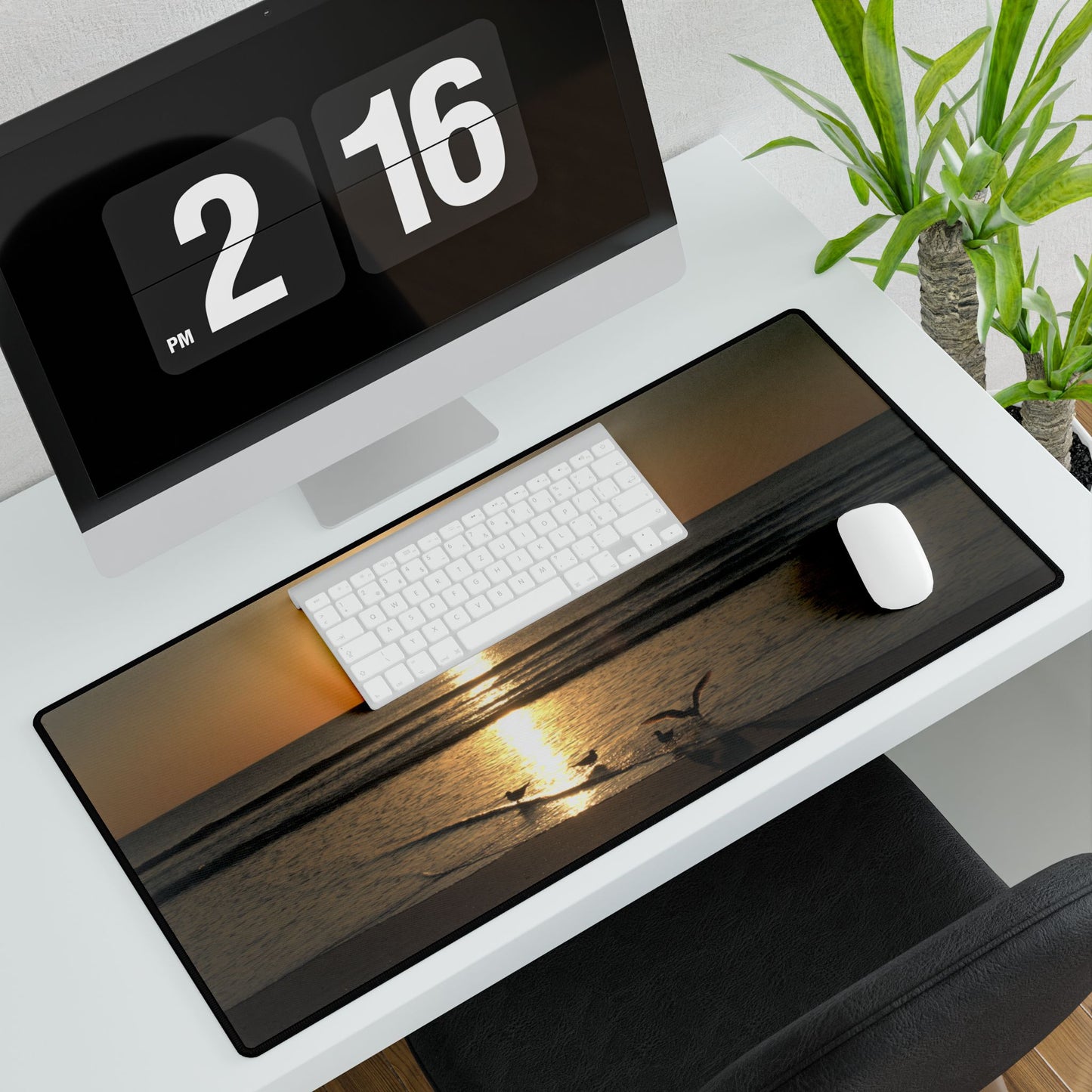 Desk Mat - Sunrise Splish Splash