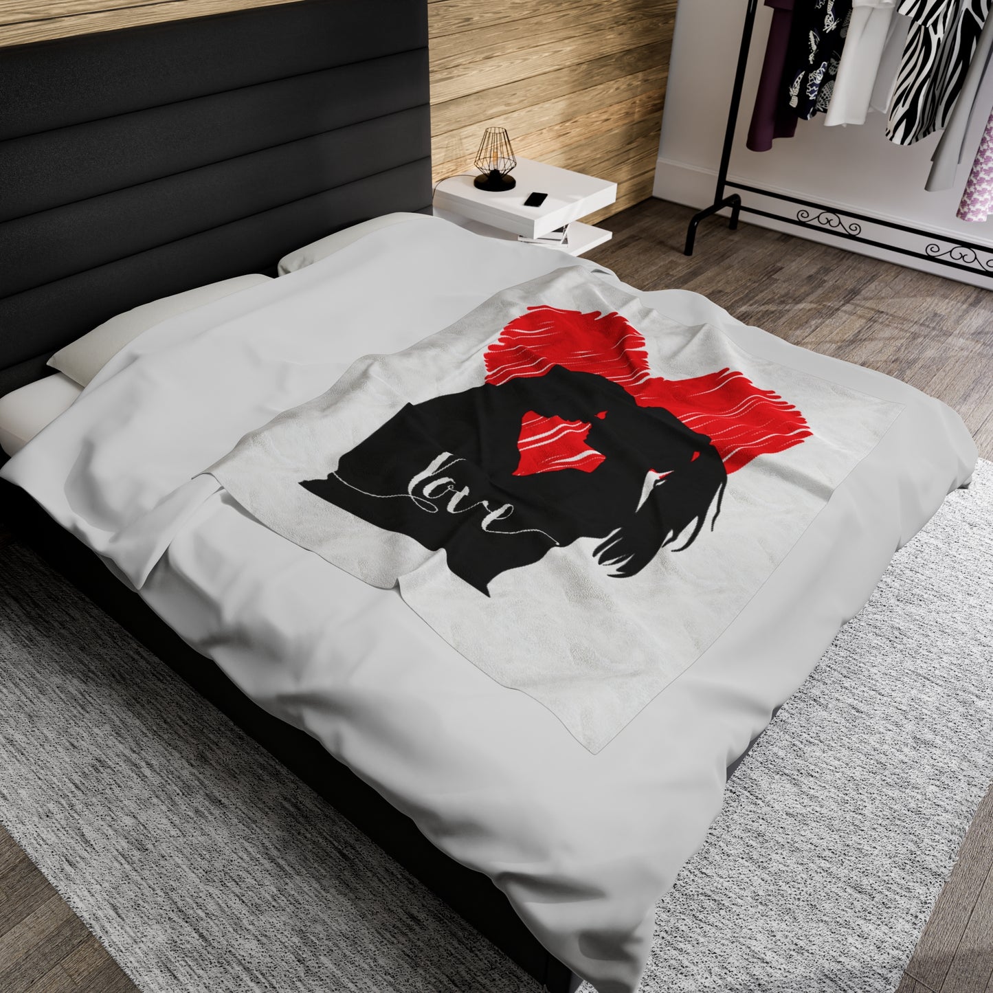 Velveteen Plush Blanket - Unconditional Love