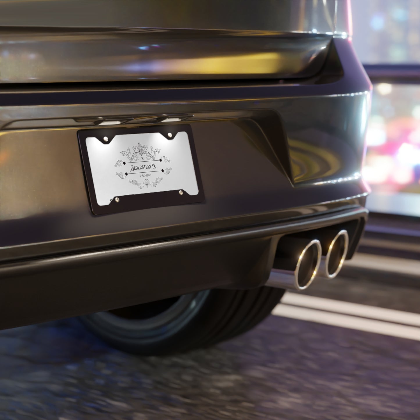 Vanity Plate Generations X