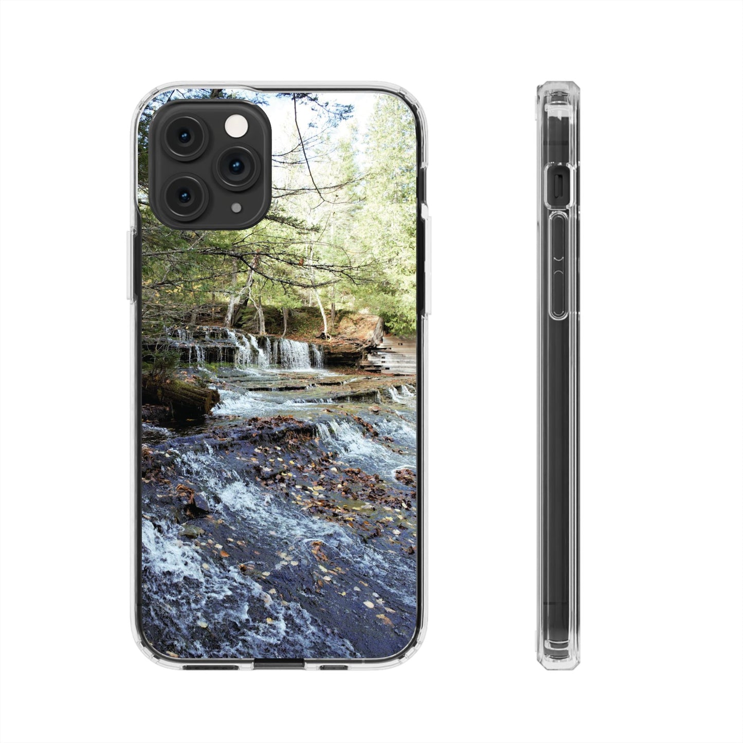 Clear Cases - Waterfall - iPhone 16 series, iPhone 15 series, iPhone 14 series, iPhone 13 series, IPhone 12 series