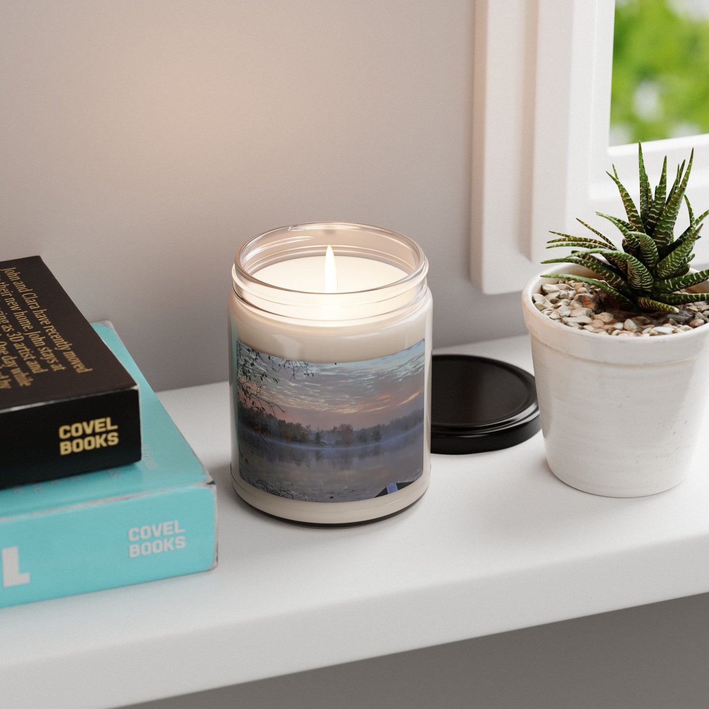 Scented Soy Candle, Spooky Morning Mist