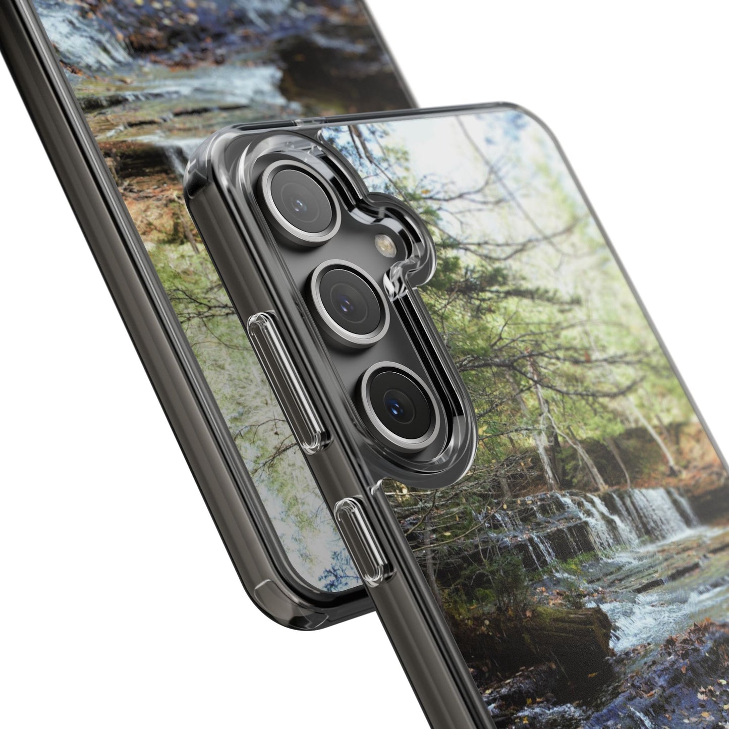Clear Cases - Samsung Galaxy Series, Plus and Untra, S24, S23, S22, S21 - Waterfall