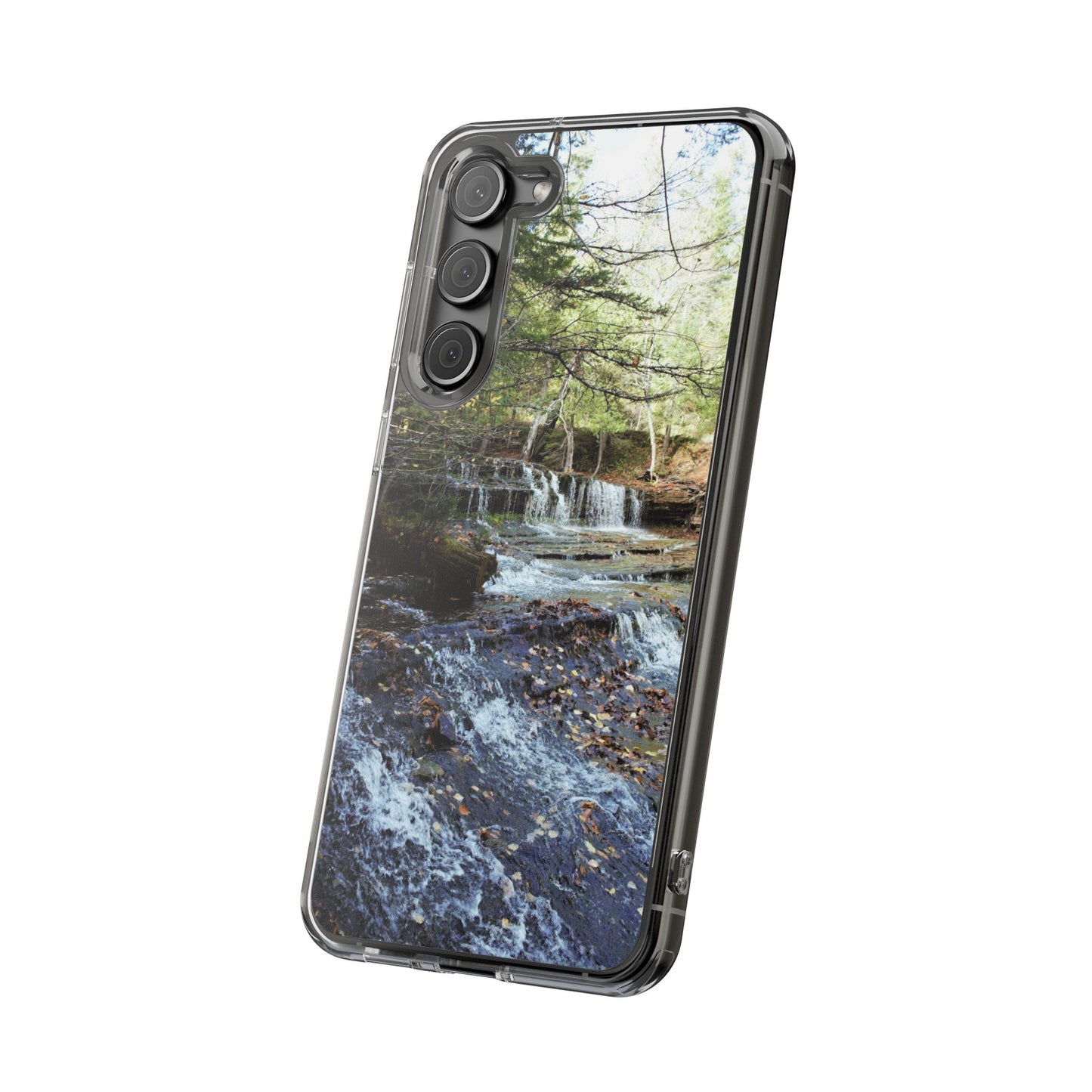 Clear Cases - Samsung Galaxy Series, Plus and Untra, S24, S23, S22, S21 - Waterfall