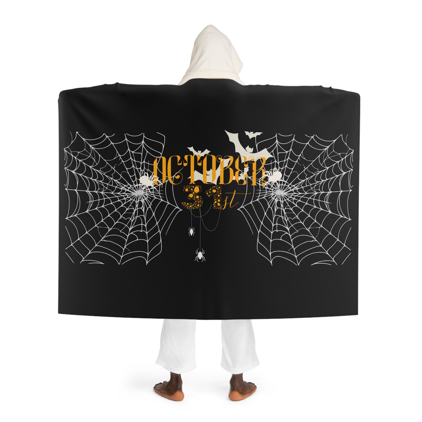 Hooded Sherpa Fleece Blanket - October 31st