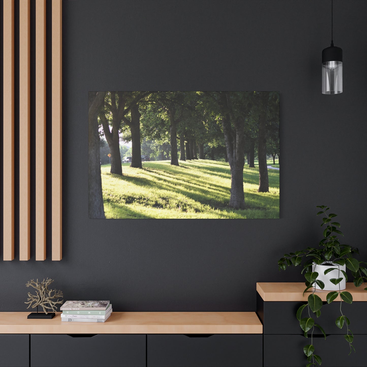 Walk in the park Matte Canvas, Stretched, 1.25" 48" x 24", 32", 36"
