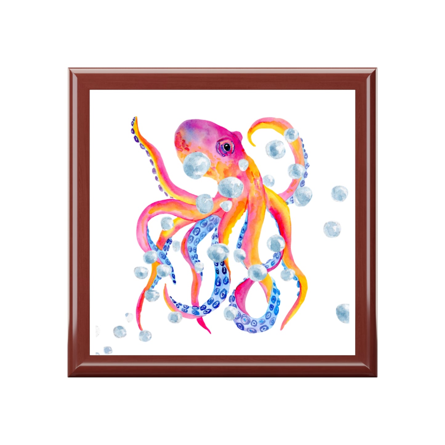 Jewelry Box – White Ceramic Octopus