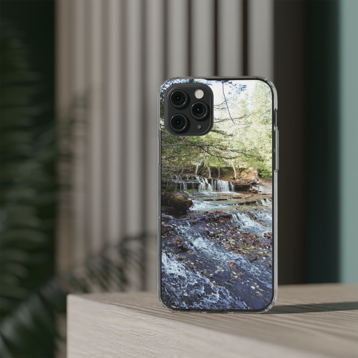 Clear Cases - Waterfall - iPhone 16 series, iPhone 15 series, iPhone 14 series, iPhone 13 series, IPhone 12 series