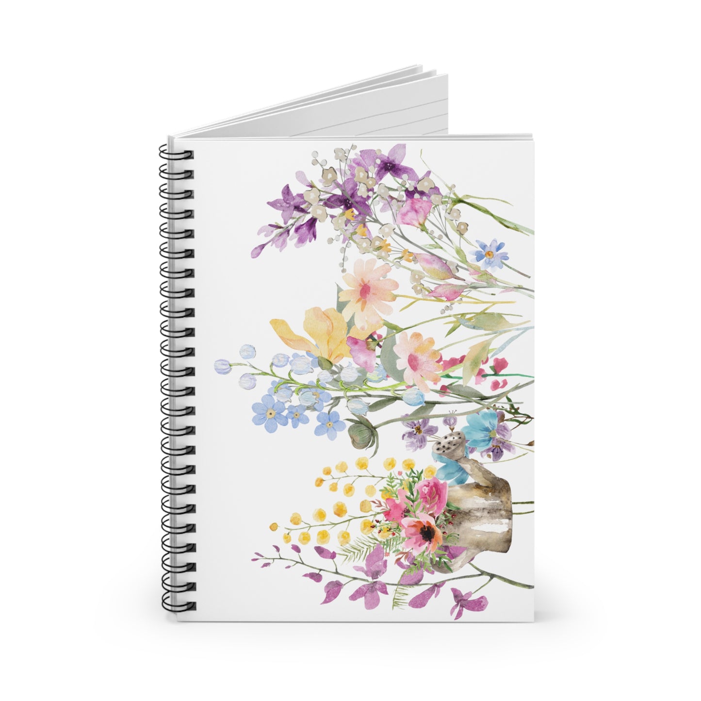 Spiral Notebook - Ruled Line Garden Notes