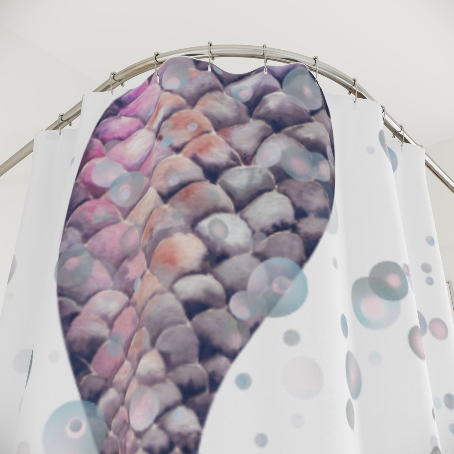Shower Curtain - Nordic Mermaid Tale and Sangri Bubbles