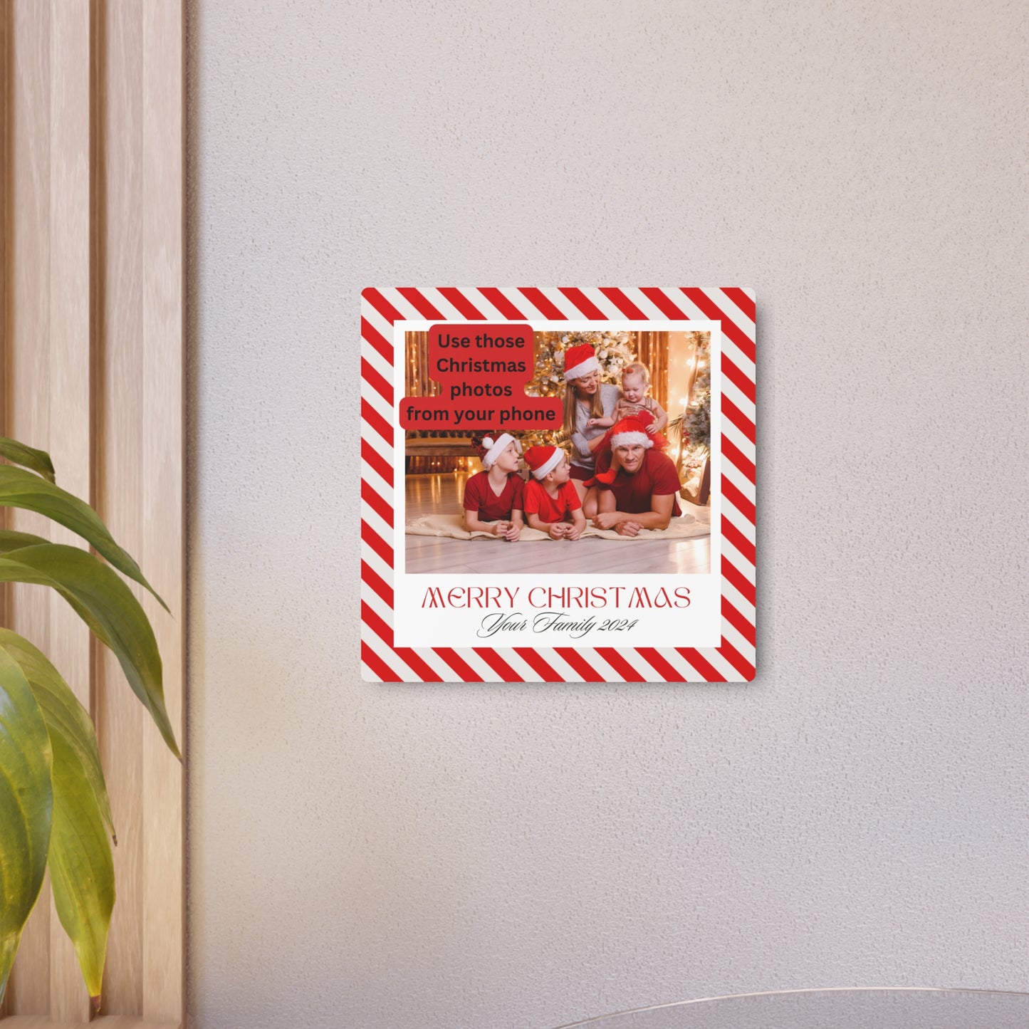 Metal Art Sign - Customize to your family memory of 2023 Christmas