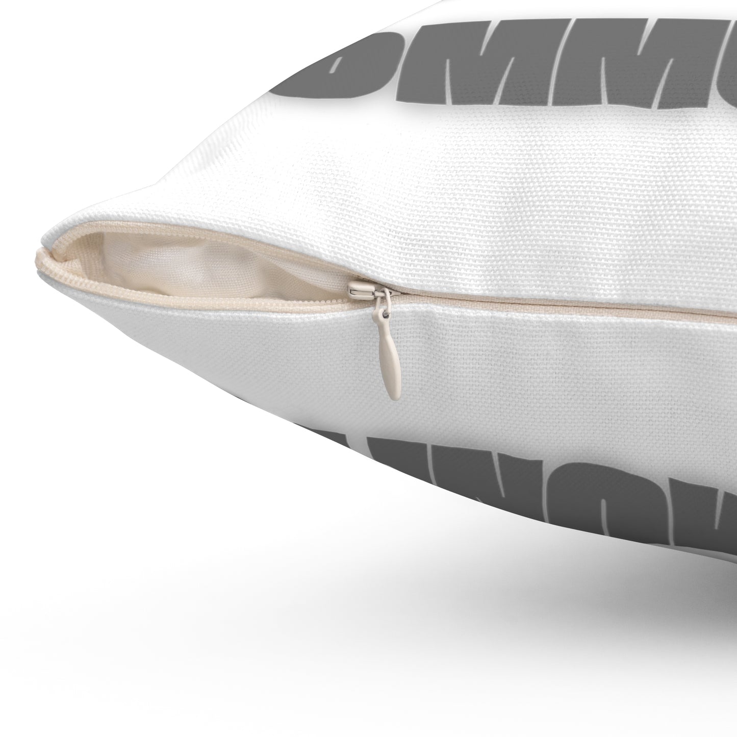 Spun Polyester Square Pillow Lets work together to build a community